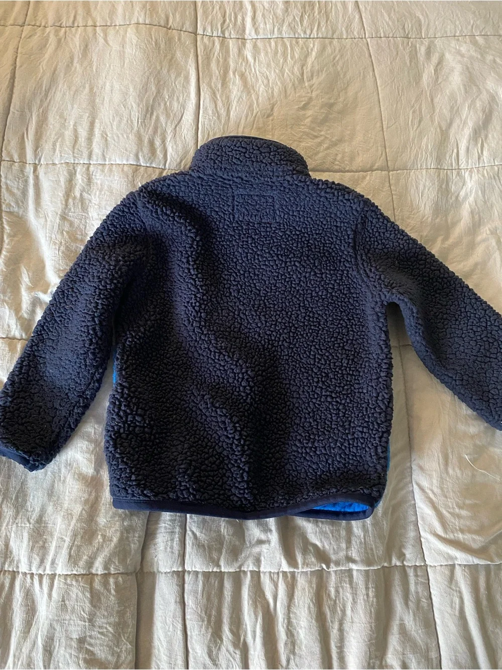 The Children's Place Blue sweater-zip-front and Navy shorts